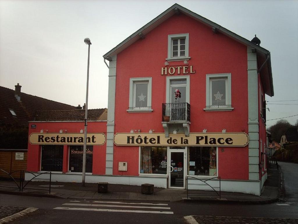 Pension Hotel Restaurant De La Place Voujeaucourt Exterior foto